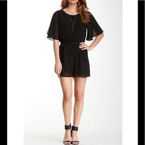 NWOT Short Sleeve Open Back Romper